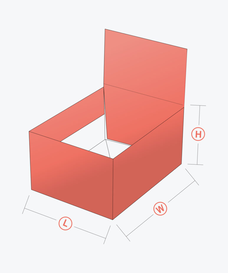 1-2-3 Bottom Display Lid Boxes