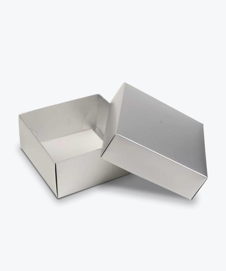 Customized Silver Foil Boxes with Lid