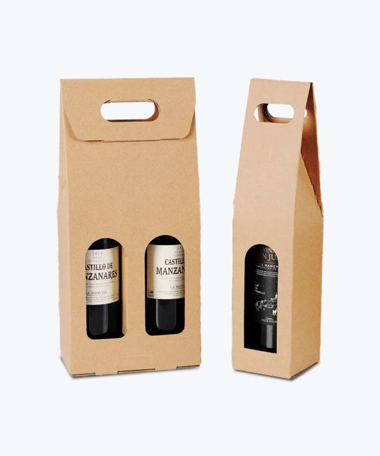 Personalized Wine Boxes with Window