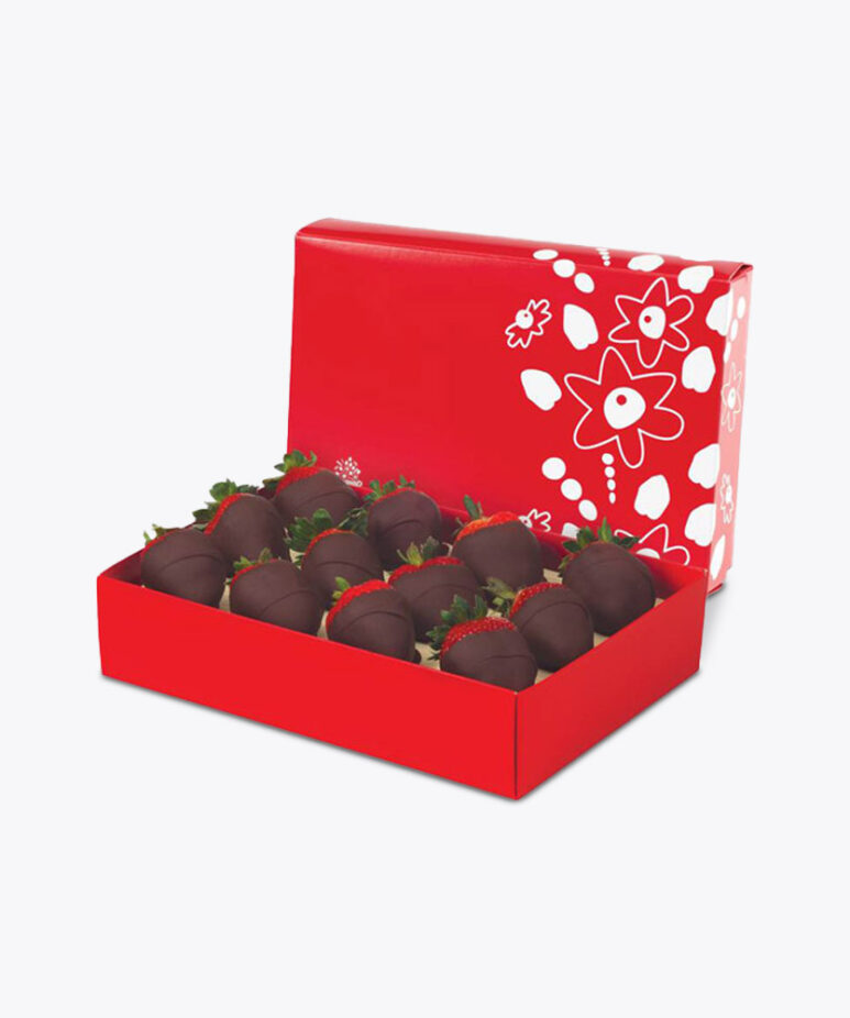 Custom Printed Chocolate Covered Strawberry Boxes